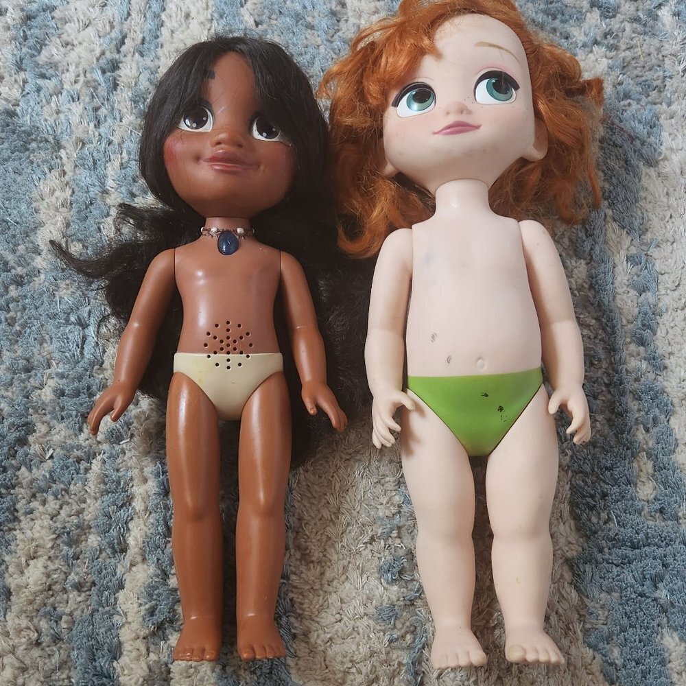 Disney Princess Kids Moana and Merida Dolls || GUC - Picture 3 of 9